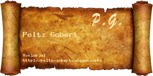 Peltz Gobert névjegykártya